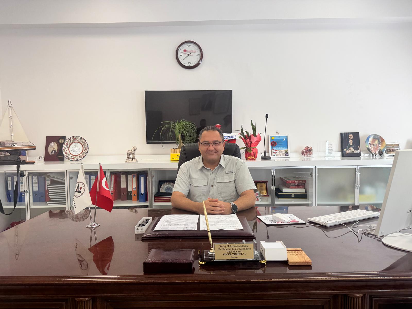 Dr Yücel Yüksel Bolu Fen Lisesi Yeni Müdürü