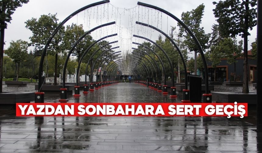 Bolu’da Yağmur Meydanları Boşalttı