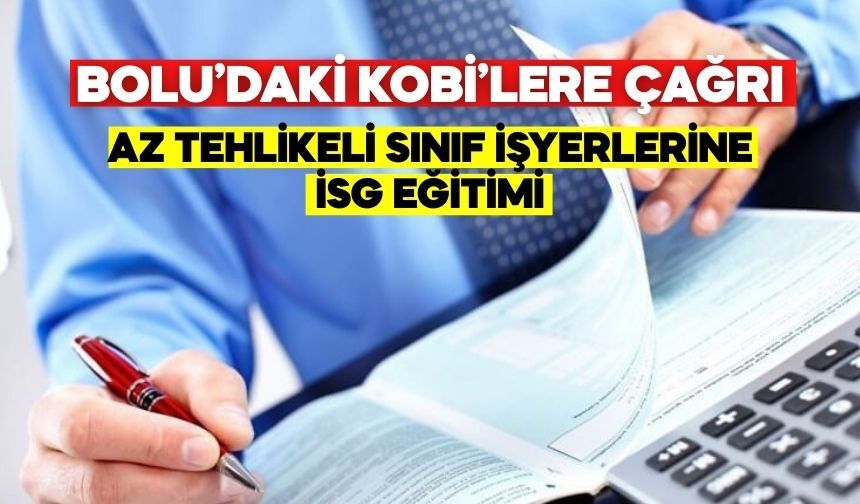 BOLU’DAKİ KOBİ’LERE ÇAĞRI