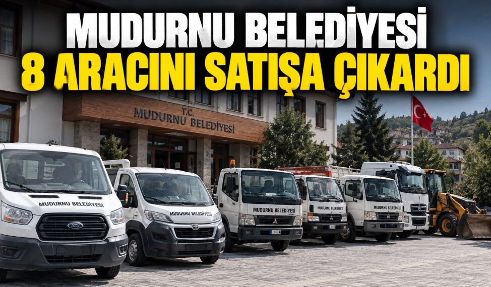 MUDURNU BELEDİYESİ 8 ARACINI SATIŞA ÇIKARDI