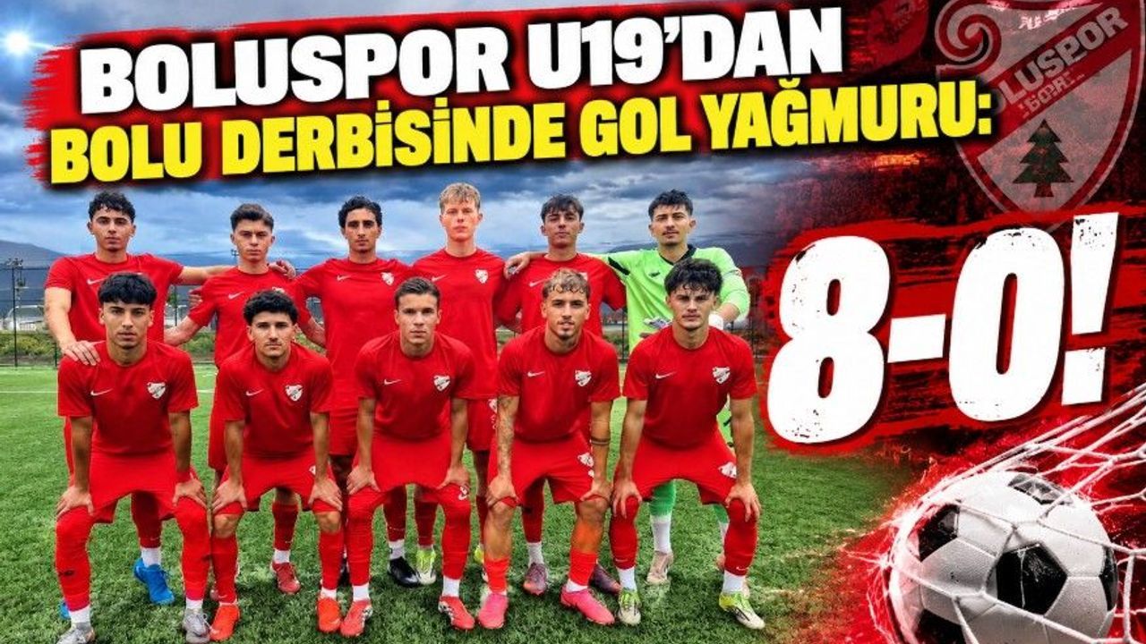 Boluspor U19'dan Bolu Derbisinde Gol Yağmuru: 8-0!
