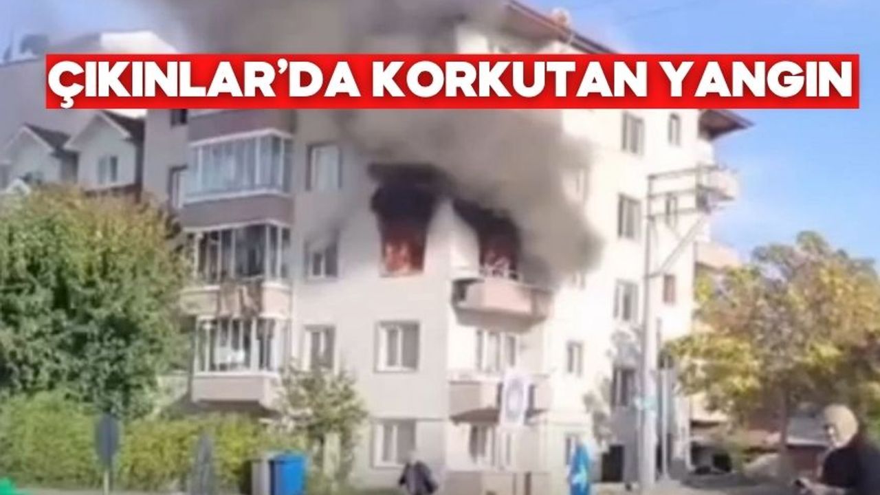 Bolu’da 5 Katlı Apartmanda Korkutan Yangın: Daire Alevlere Teslim Oldu