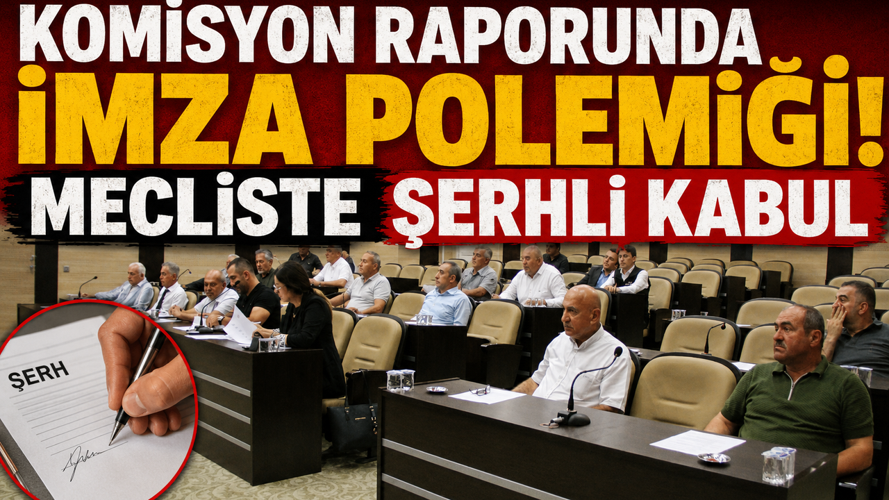 KOMİSYON RAPORUNDA İMZA POLEMİĞİ! MECLİSTE ŞERHLİ KABUL