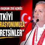 TAFED BAŞKANI ZEKİ AÇIKÖZ: "YETKİYİ FEDERASYONUMUZA DEVRETSİNLER"