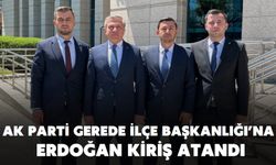 AK PARTİ GEREDE İLÇE BAŞKANLIĞI’NA ERDOĞAN KİRİŞ ATANDI
