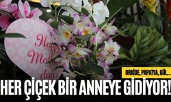 ORKİDE, PAPATYA, GÜL... HER ÇİÇEK BİR ANNEYE GİDİYOR!