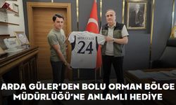 ARDA GÜLER’DEN BOLU ORMAN BÖLGE MÜDÜRLÜĞÜ’NE ANLAMLI HEDİYE