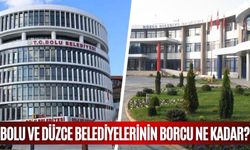 BOLU VE DÜZCE BELEDİYELERİNİN BORCU NE KADAR?