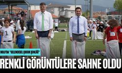 BOLU'DA "GELENEKSEL ÇOCUK ŞENLİĞİ" RENKLİ GÖRÜNTÜLERE SAHNE OLDU