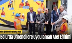 Bolu’da Öğrencilere Uygulamalı Afet Eğitimi