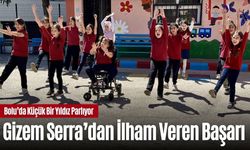 BOLULU MİNİK GİZEM, AZMİYLE HALK OYUNLARINA RENK KATIYOR
