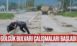 GÖLCÜK BULVARI ÇALIŞMALARI BAŞLADI