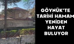 Göynük’te Tarihi Hamam Yeniden Hayat Buluyor