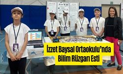İzzet Baysal Ortaokulu’nda Bilim Rüzgarı Esti