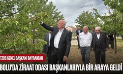 TZOB GENEL BAŞKANI BAYRAKTAR, BOLU'DA ZİRAAT ODASI BAŞKANLARIYLA BİR ARAYA GELDİ