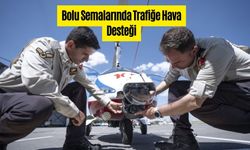 Bolu Semalarında Trafiğe Hava Desteği