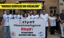 Bolu’da Sağlık Emekçilerinden Protesto