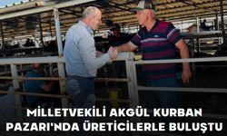 Milletvekili Akgül Kurban Pazarı'nda Üreticilerle Buluştu