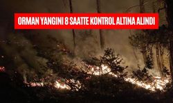 Bolu’daki orman yangını 8 saatte kontrol altına alındı