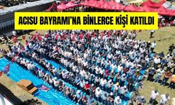 ACISU BAYRAMI’NA BİNLERCE KİŞİ KATILDI