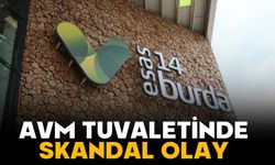 AVM tuvaletinde skandal olay