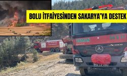 BOLU İTFAİYESİNDEN SAKARYA’YA DESTEK