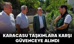 KARACASU TAŞKINLARA KARŞI GÜVENCEYE ALINDI