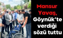 Mansur Yavaş, Göynük’te verdiği sözü tuttu!
