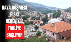 Bolu'da kaya düşmesi riski altındaki evler için tahliye kararı