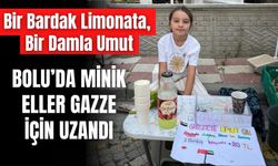 BOLU’DA MİNİK ELLER GAZZE İÇİN UZANDI