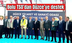 Bolu TSO’dan Düzce’ye destek