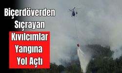 Yangın Kısmen Kontrol Altında, Bölgede Soğutma Çalışmaları Sürüyor