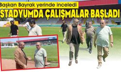 Başkan Bayrak yerinde inceledi