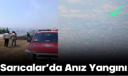 Sarıcalar’da Anız Yangını