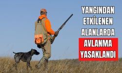 YANGINDAN ETKİLENEN ALANLARDA AVLANMA YASAKLANDI