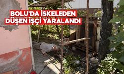BOLU'DA İSKELEDEN DÜŞEN İŞÇİ YARALANDI