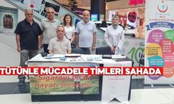TÜTÜNLE MÜCADELE TİMLERİ SAHADA