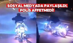 Bolu D-100’de Tehlikeli Anlar! Motosikletli Sürücüye Ceza Yağdı