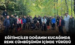 Eğitimciler Doğanın Kucağında, Renk Cümbüşünün İçinde Yürüdü