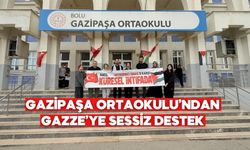 GAZİPAŞA ORTAOKULU’NDAN GAZZE’YE SESSİZ DESTEK