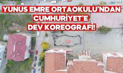 Cumhuriyet’in 102. Yılında Yunus Emre Ortaokulu’ndan Anlamlı Koreografi