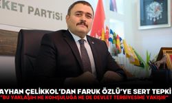 MHP İL BAŞKANI AYHAN ÇELİKKOL’DAN FARUK ÖZLÜ’YE SERT TEPKİ: “BU YAKLAŞIM NE KOMŞULUĞA NE DE DEVLET TERBİYESİNE YAKIŞIR”