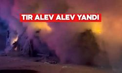 Bolu’da Tır Alev Topuna Döndü! D-100 Karayolu 3 Saat Trafiğe Kapandı