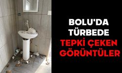 BOLU'DA TÜRBEDE TEPKİ ÇEKEN GÖRÜNTÜLER