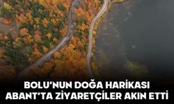 BOLU’NUN DOĞA HARİKASI ABANT’TA ZİYARETÇİLER AKIN ETTİ