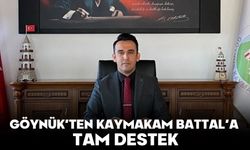 GÖYNÜK’TEN KAYMAKAM BATTAL’A TAM DESTEK