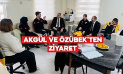Akgül ve Özübek’ten Acil Sağlık Çalışanlarına Moral Ziyareti