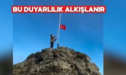Bu Duyarlılık Alkışlanır! Yırtık Bayrak İçin 50 Kilometre