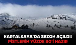 KARTALKAYA’DA SEZON AÇILDI! PİSTLERİN YÜZDE 80’İ HAZIR