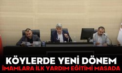 KÖYLERDE YENİ DÖNEM! İMAMLARA İLK YARDIM EĞİTİMİ MASADA